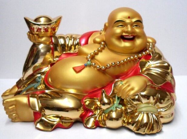 Thần Hotei là một tấm bùa hộ mệnh hữu hiệu cho sự giàu có, may mắn và hạnh phúc